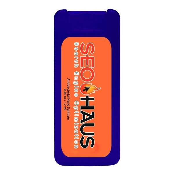 Mini Credit Card Style Antibacterial Hand Sanitizer Spray, .40oz.