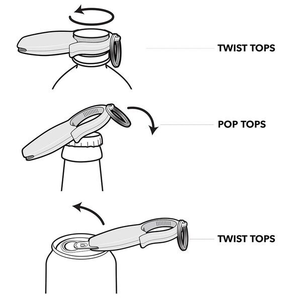 Triple Banger Antimicrobial Bottle Opener