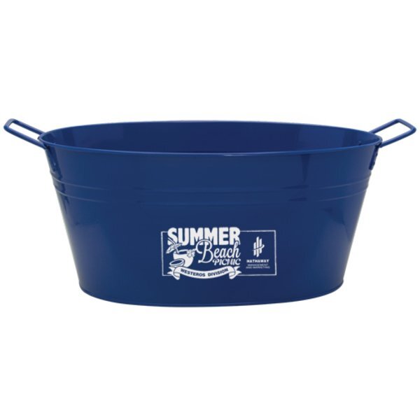 Galvanized Metal Tub, 15 Qt