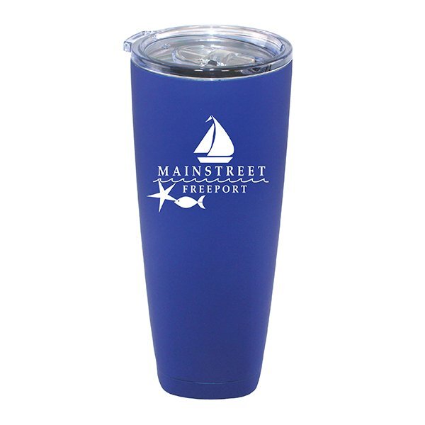 Soft Touch Halcyon® Deco Travel Tumbler, 18oz.