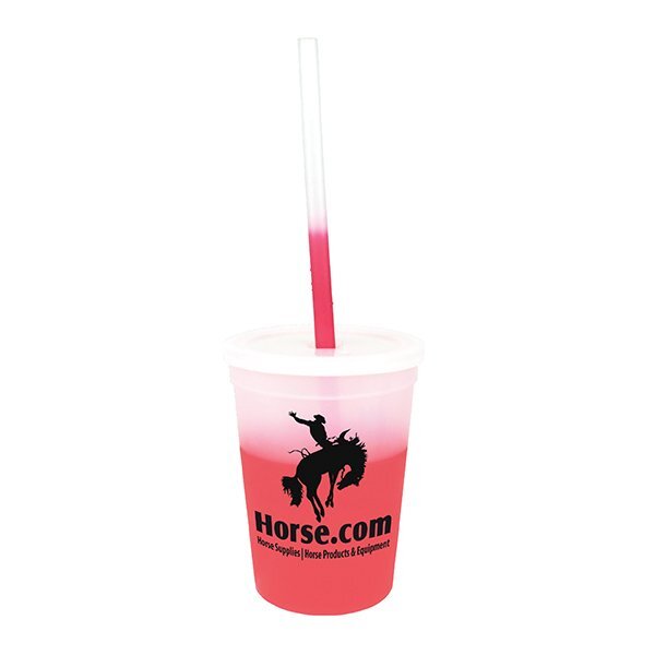 Mood Stadium Cup, Straw, & Lid Set, 12oz.