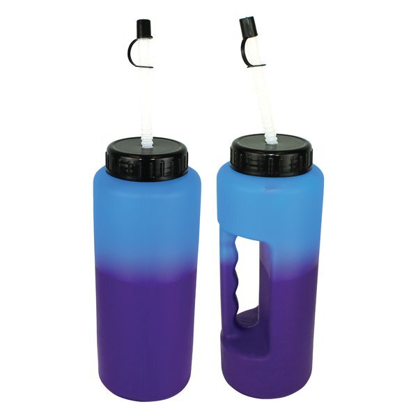 Mood Grip Bottle with Flexible Straw, 32oz.