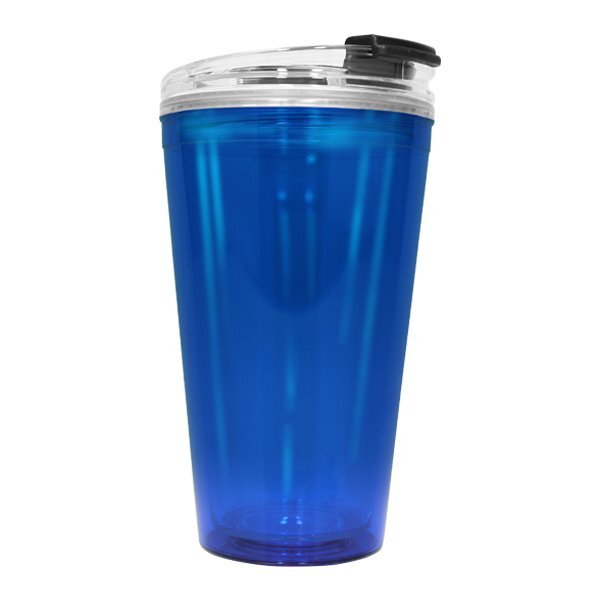 Victory Acrylic Tumbler with Flip Top Lid, 16oz.