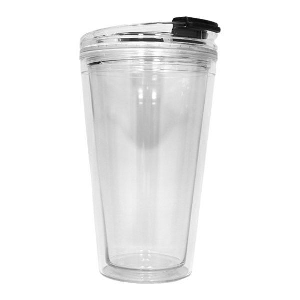 Victory Acrylic Tumbler with Flip Top Lid, 16oz.