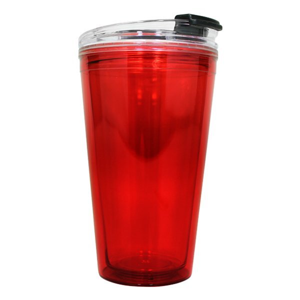Victory Acrylic Tumbler with Flip Top Lid, 16oz.