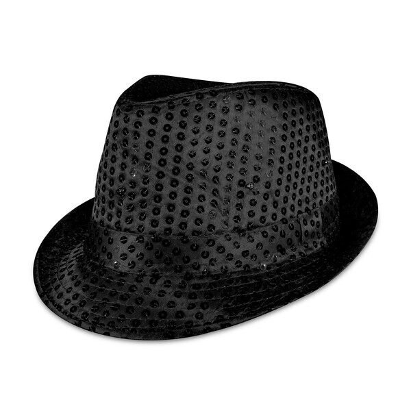 Sequin LED Fedora Hat