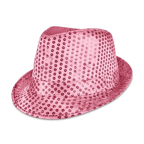 Sequin LED Fedora Hat