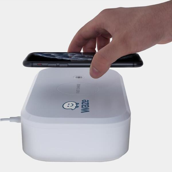 Ultraviolet Light Sterilizer Box w/ Wireless Charger