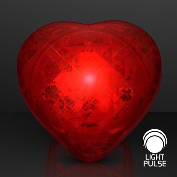 Pulsing LED Heart Ring