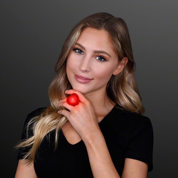 Pulsing LED Heart Ring