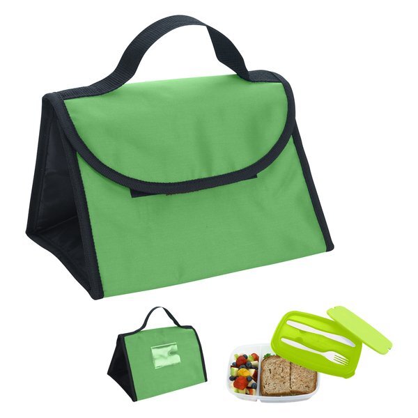 Container and Polyester Lunch Bag Combo