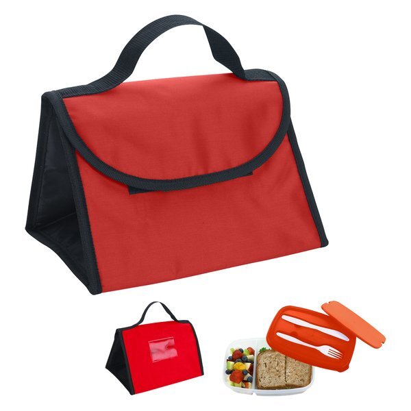 Container and Polyester Lunch Bag Combo