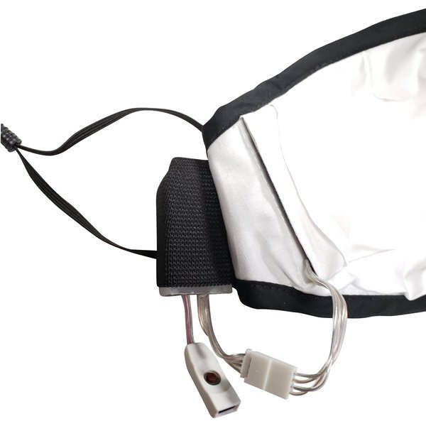 LED Programmable Message Reusable Face Mask