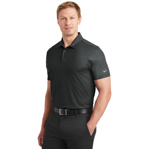 NIKE® Dri-FIT Embossed Tri-Blade Men's Polo