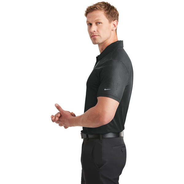NIKE® Dri-FIT Embossed Tri-Blade Men's Polo