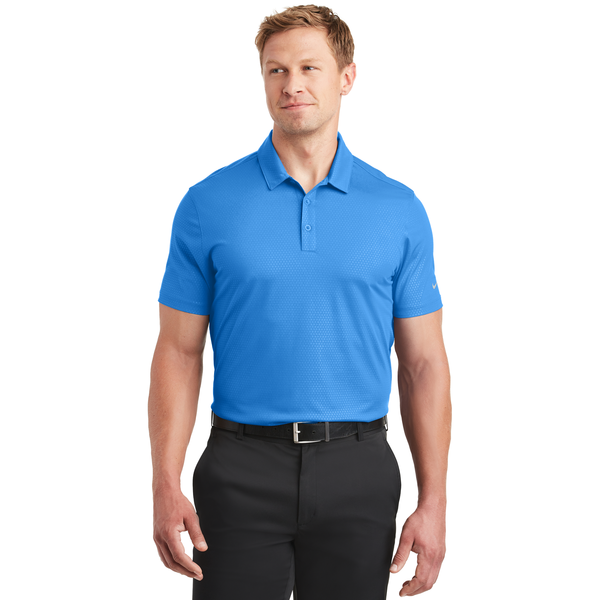 NIKE® Dri-FIT Embossed Tri-Blade Men's Polo