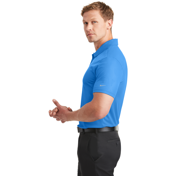 NIKE® Dri-FIT Embossed Tri-Blade Men's Polo