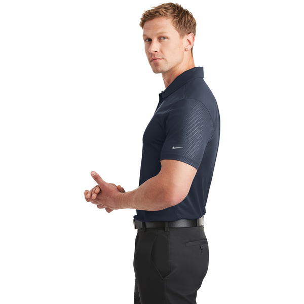 NIKE® Dri-FIT Embossed Tri-Blade Men's Polo