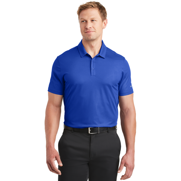NIKE® Dri-FIT Embossed Tri-Blade Men's Polo
