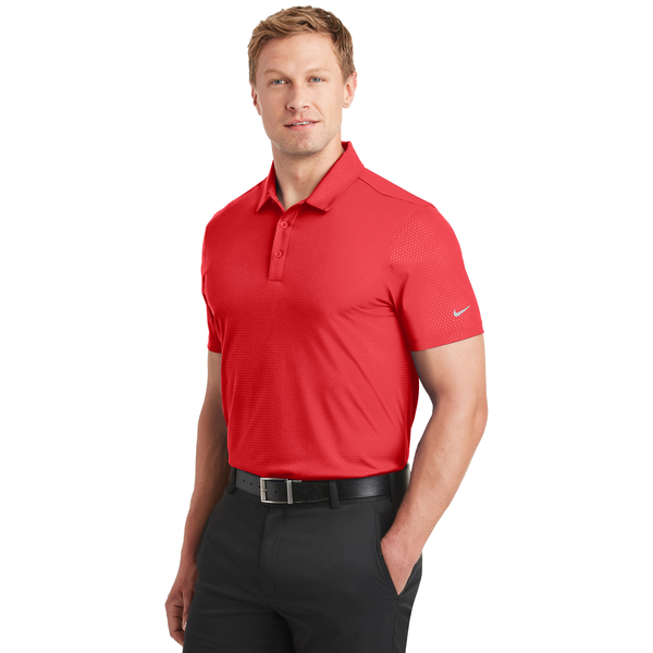 NIKE® Dri-FIT Embossed Tri-Blade Men's Polo
