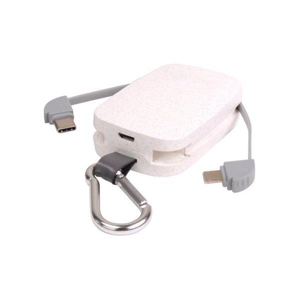 Flip P1200 Wheat Straw Power Bank, 1200mAh