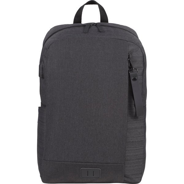 NBN Whitby Slim 15" PolyCanvas Computer Backpack w/ USB Port