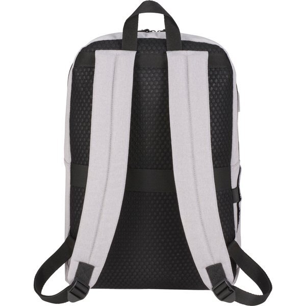 NBN Whitby Slim 15" PolyCanvas Computer Backpack w/ USB Port