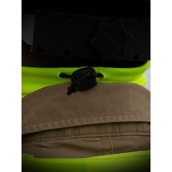 High Visibility Double Layer Face Mask/Neck Gaiter with Cinch Cord