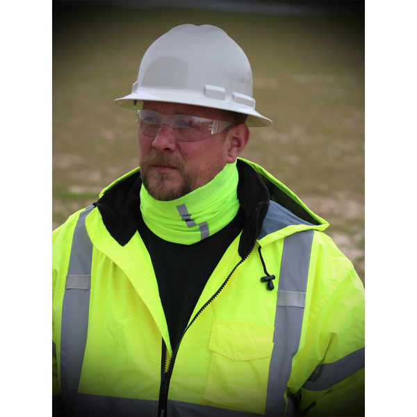 High Visibility Face Mask/Neck Gaiter with Reflective Stripe