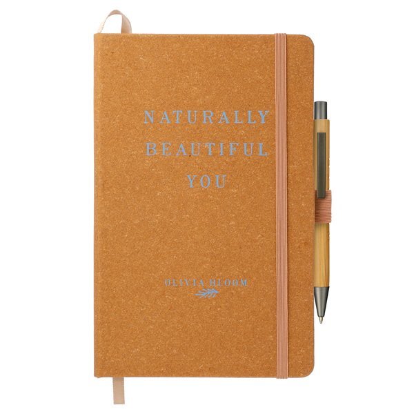 Recycled Leather Bound JournalBook®, 5-1/2" x 8-1/2"