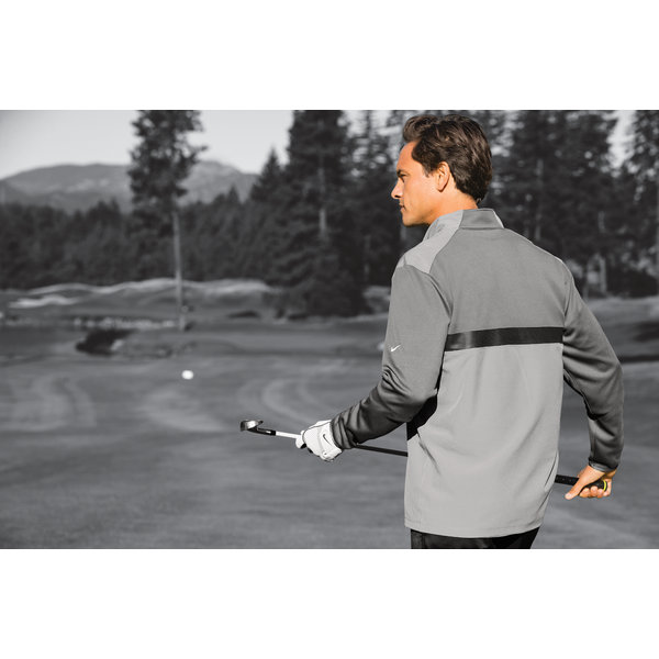 NIKE® Dri-FIT Fabric Mix 1/2 Zip Men's Cover-Up