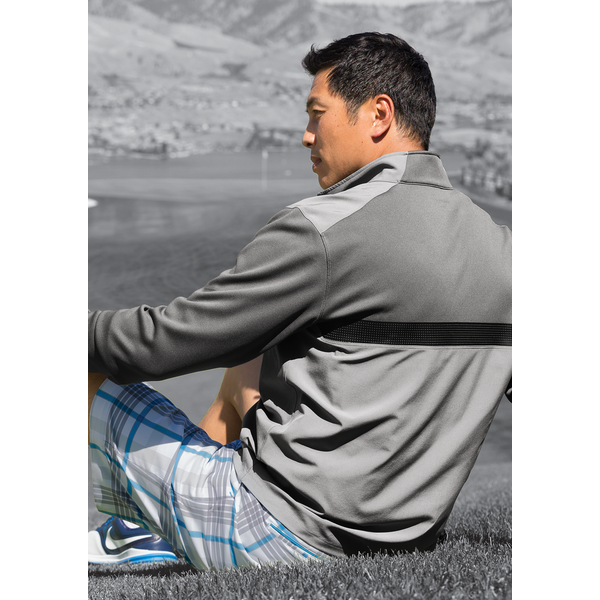 NIKE® Dri-FIT Fabric Mix 1/2 Zip Men's Cover-Up