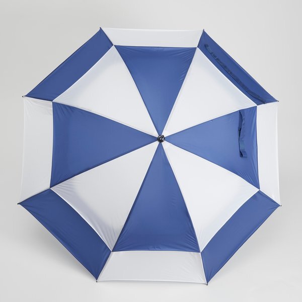 Challenger- Checkerboard Panels- Manual Open Golf Umbrella, 62" Arc