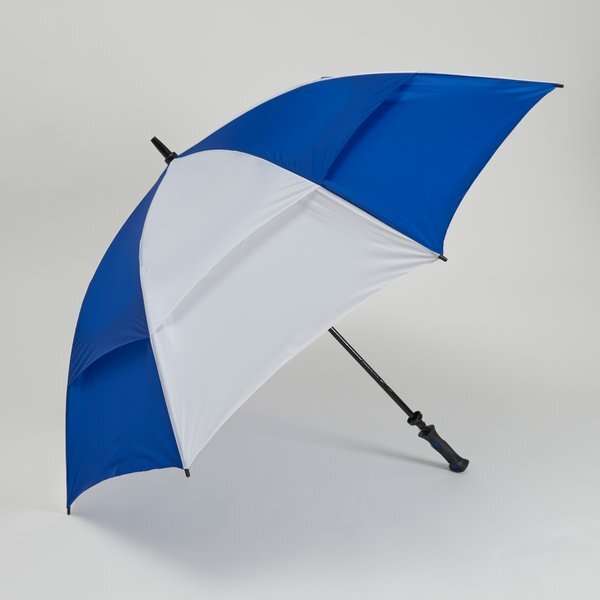 Challenger- Alternating Panels- Manual Open Golf Umbrella, 62" Arc