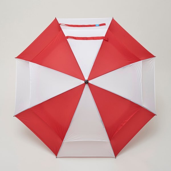 Challenger- Alternating Panels- Manual Open Golf Umbrella, 62" Arc