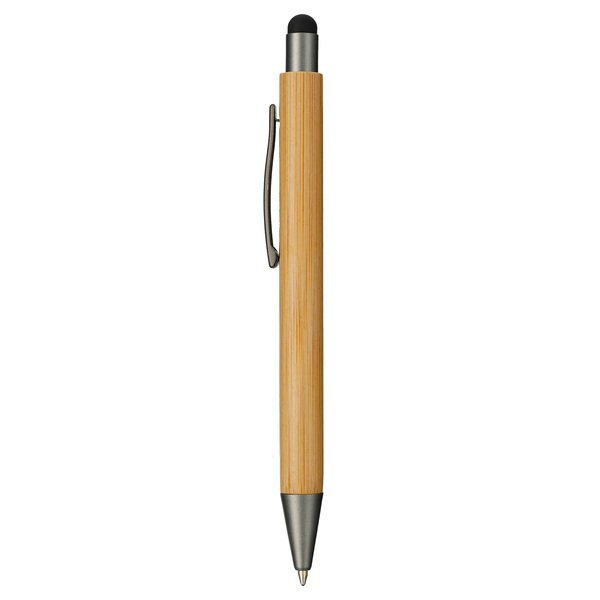 Bamboo Quick-Dry Gel Ballpoint Stylus Pen