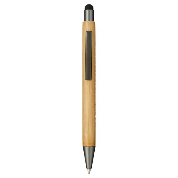 Bamboo Quick-Dry Gel Ballpoint Stylus Pen