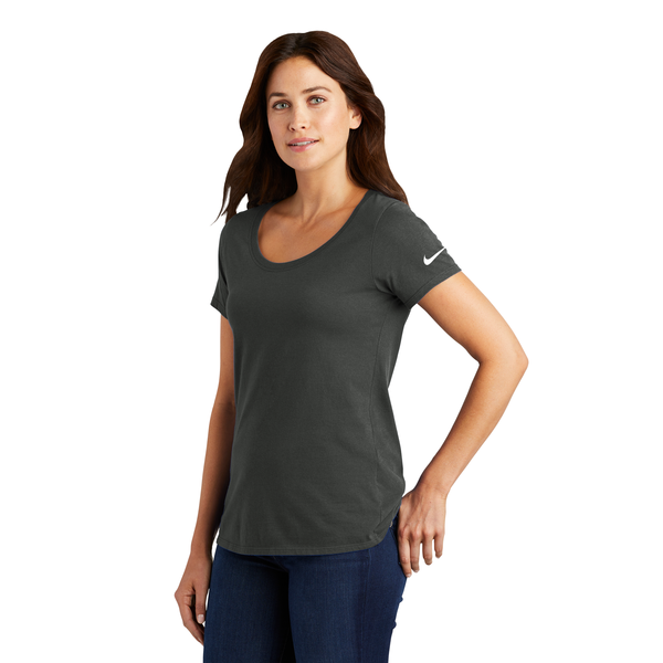 NIKE® Dri-FIT Cotton/Poly Ladies' Scoop Neck Tee