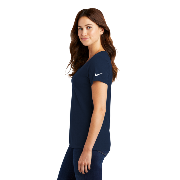 NIKE® Dri-FIT Cotton/Poly Ladies' Scoop Neck Tee