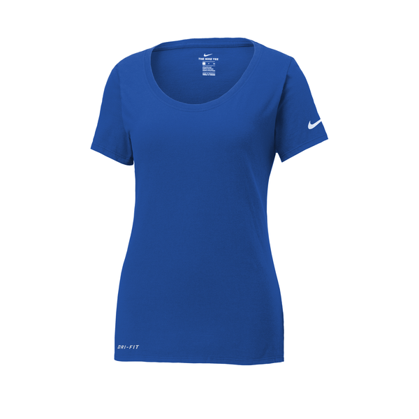 NIKE® Dri-FIT Cotton/Poly Ladies' Scoop Neck Tee