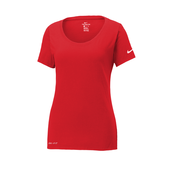 NIKE® Dri-FIT Cotton/Poly Ladies' Scoop Neck Tee
