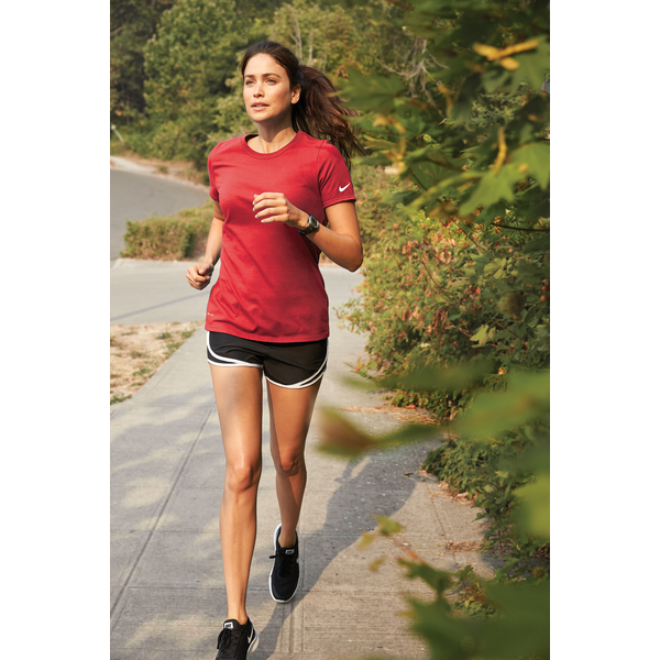 NIKE® Dri-FIT Cotton/Poly Ladies' Scoop Neck Tee