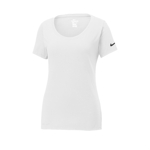 NIKE® Dri-FIT Cotton/Poly Ladies' Scoop Neck Tee