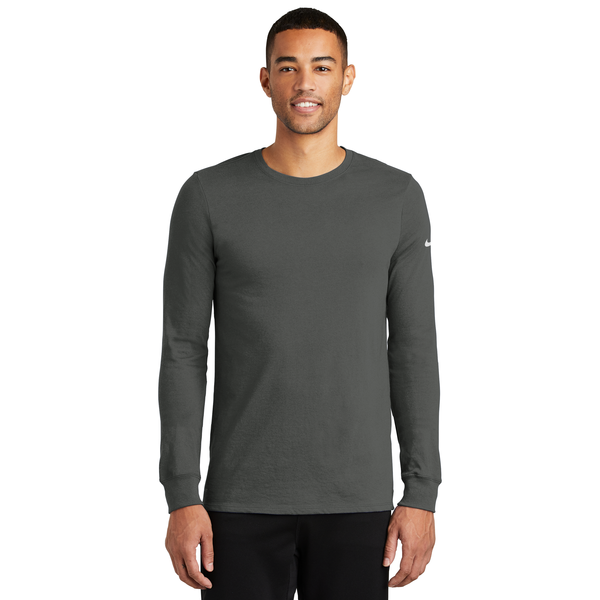 NIKE® Dri-FIT Cotton/Poly Long Sleeve Men's Tee