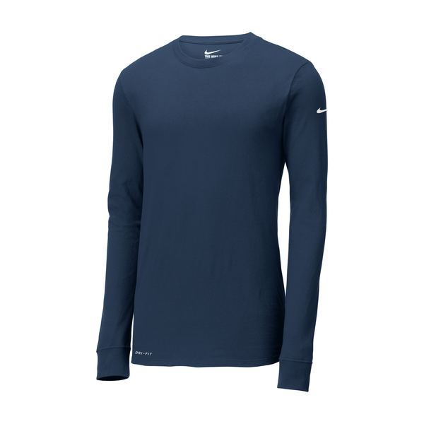 NIKE® Dri-FIT Cotton/Poly Long Sleeve Men's Tee