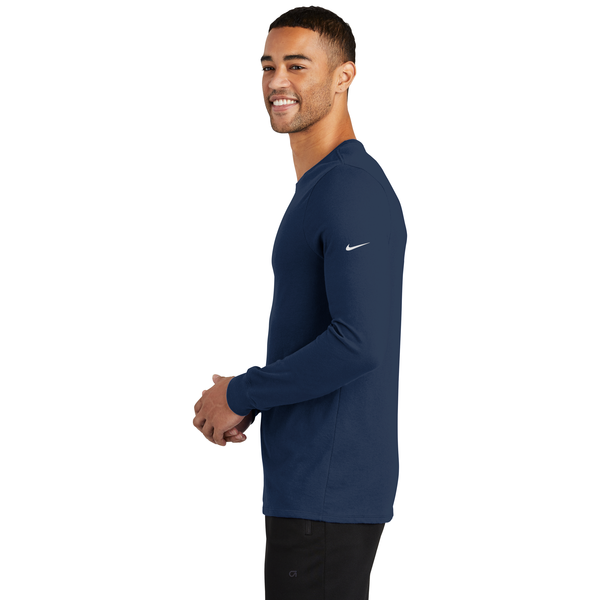 NIKE® Dri-FIT Cotton/Poly Long Sleeve Men's Tee