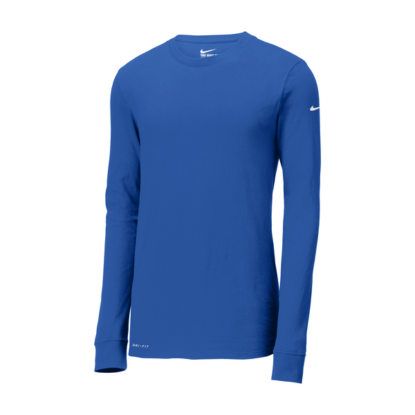 NIKE® Dri-FIT Cotton/Poly Long Sleeve Men's Tee