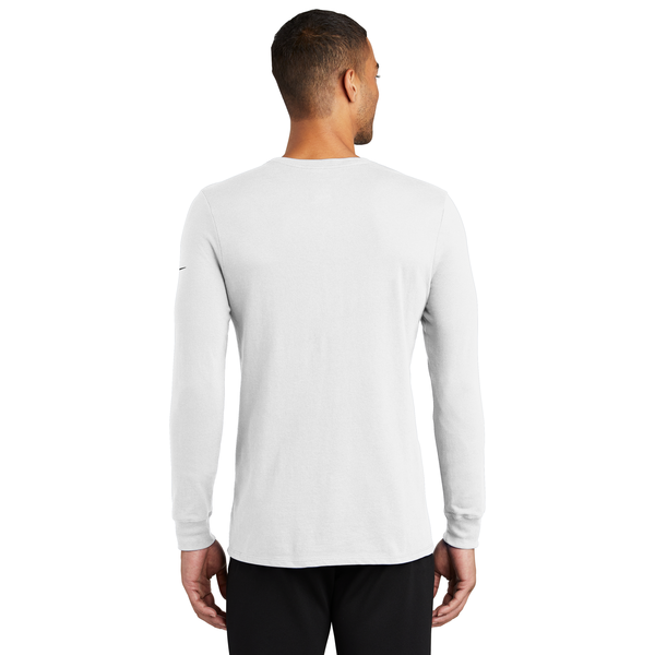 NIKE® Dri-FIT Cotton/Poly Long Sleeve Men's Tee