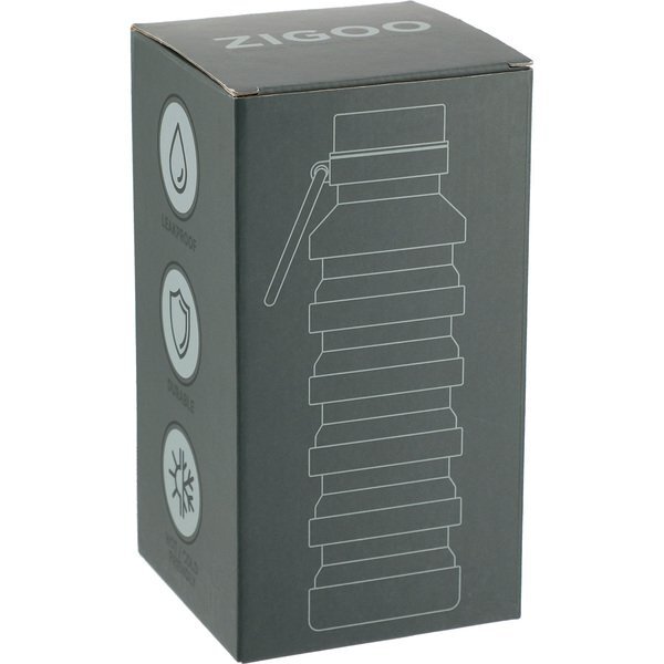 Zigoo Silicone Collapsible Bottle, 18oz.