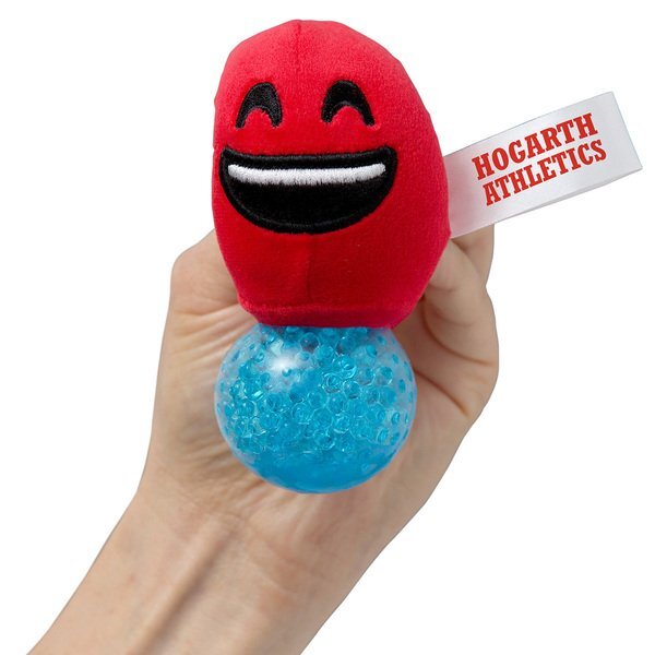 Go Team Smiley Face Plush and Gel Stress Buster™